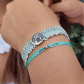 CIELITO C - pulsera personalizable medalla plata 15mm